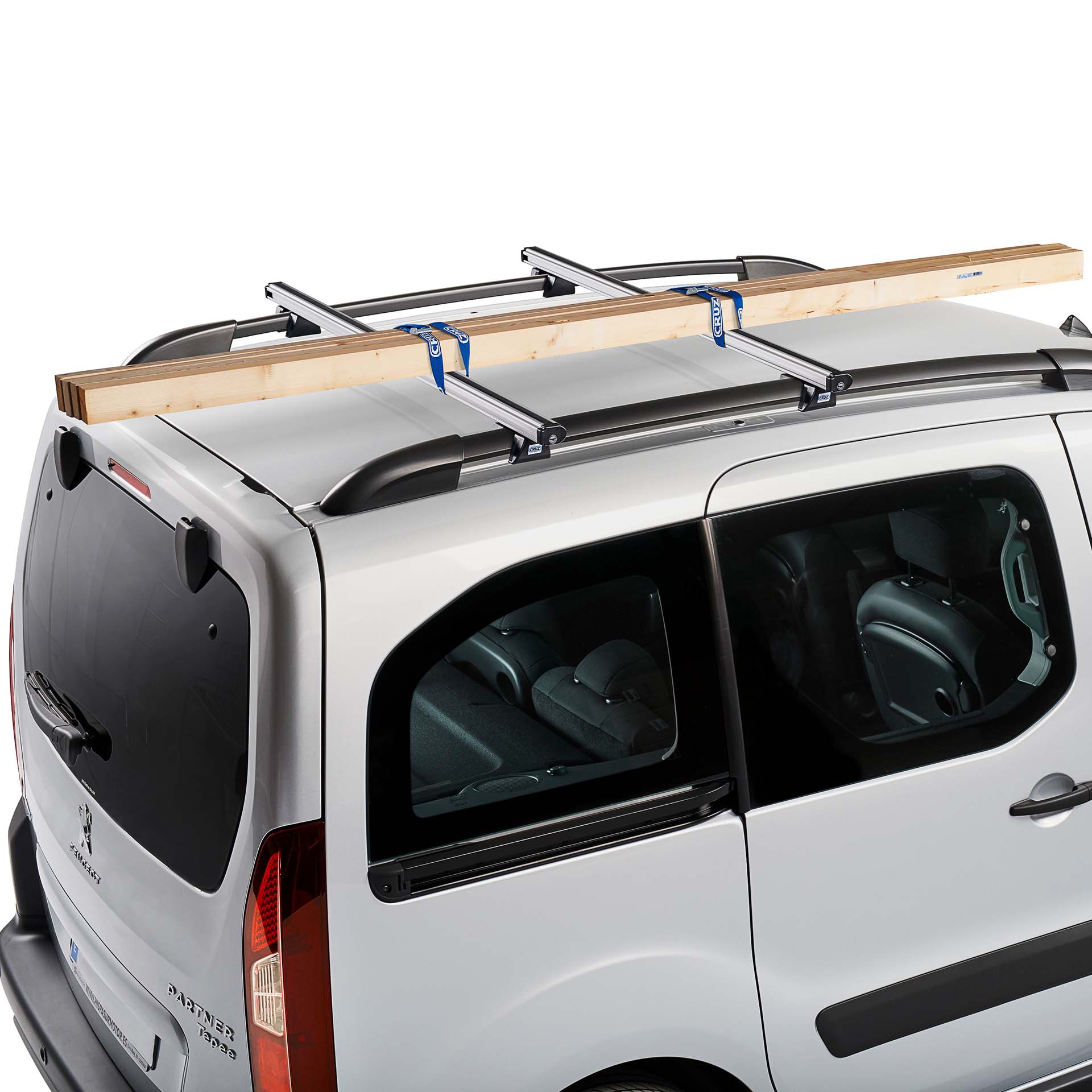 Dachträger aus Aluminium für Vans und Kleintransporter, 2 Querstreben, Stabiles Aluminiumprofil für hohe Lasten, Für den Dauereinsatz entwickelt Dachträger aus Aluminium für Vans und Kleintransporter, 2 Querstreben, Stabiles Aluminiumprofil für hohe Lasten, Für den Dauereinsatz entwickelt