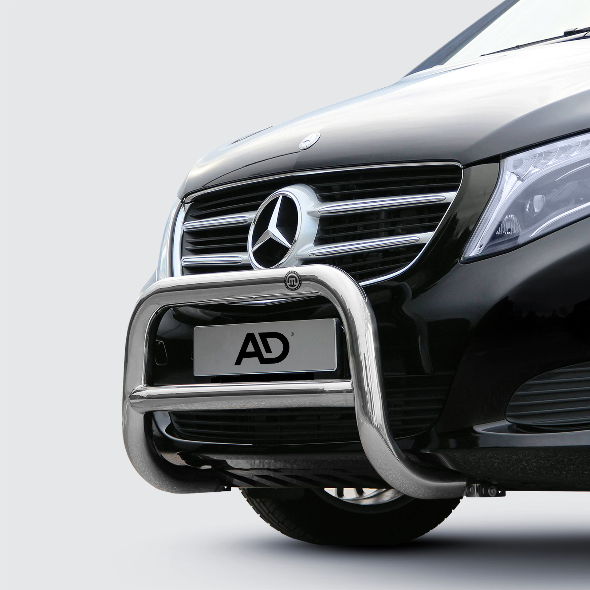 Serie Eurobar | Frontbügel aus Edelstahl, Hochglanz  - Vito/V-Klasse 2014- (für 2020 Facelift)