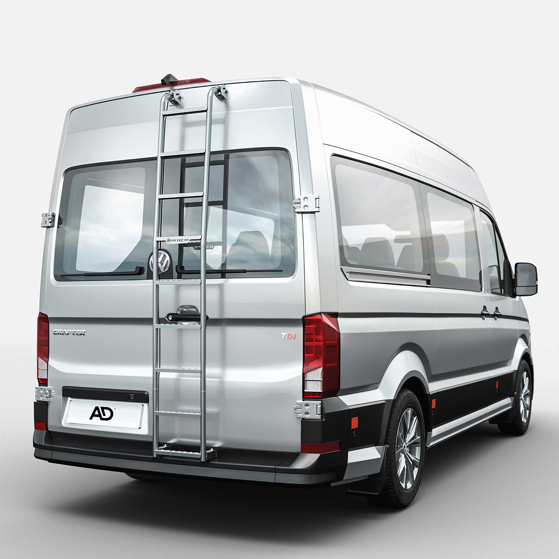 Hecktuerleiter Volkswagen Crafter, Serie HKL von AlphaDynamik Autozubehör und Flotten-Lösungen Hecktuerleiter Volkswagen Crafter, Serie HKL von AlphaDynamik Autozubehör und Flotten-Lösungen