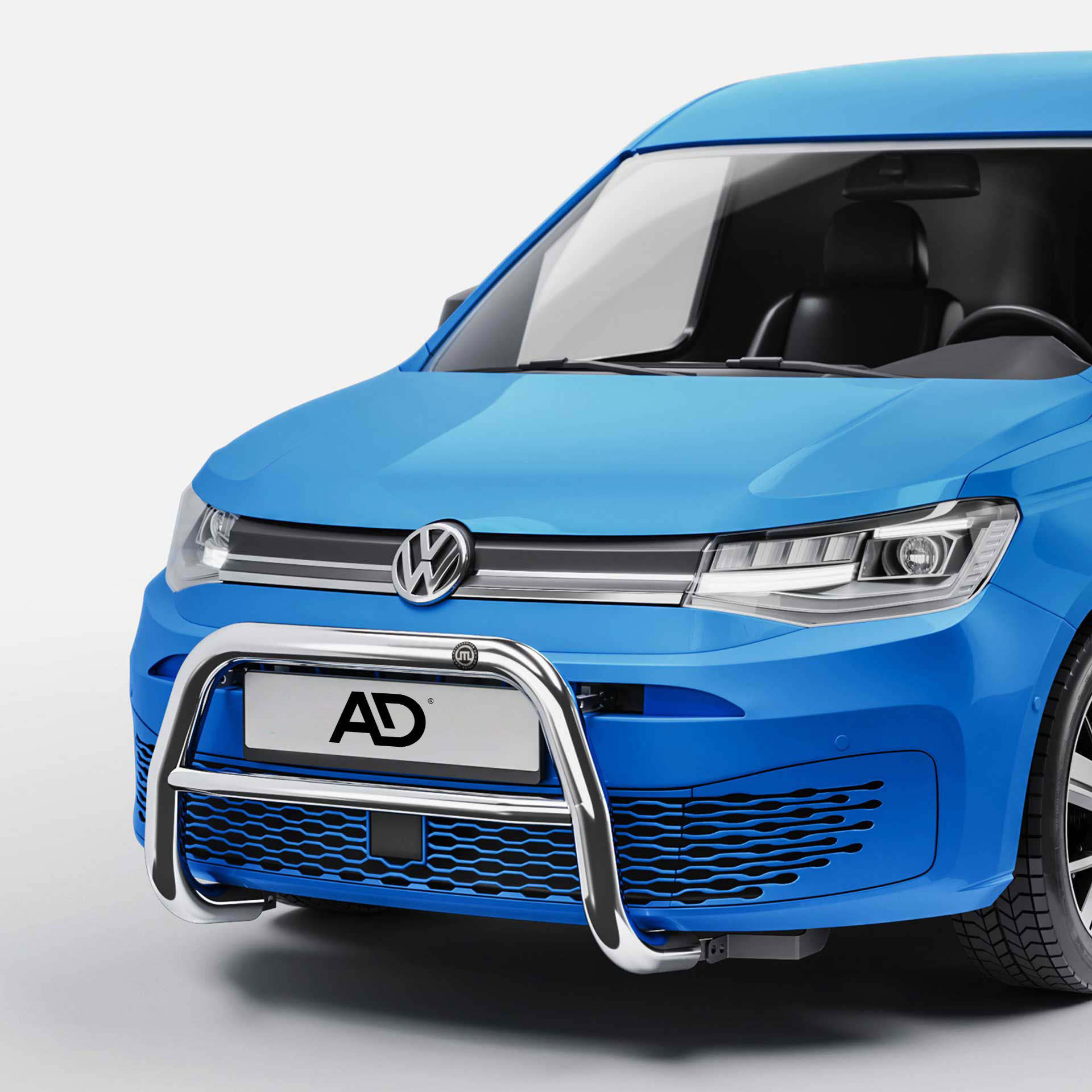 Serie Eurobar | Frontbügel aus Edelstahl, Hochglanz - Caddy V 2021- Serie Eurobar | Frontbügel aus Edelstahl, Hochglanz - Caddy V 2021-