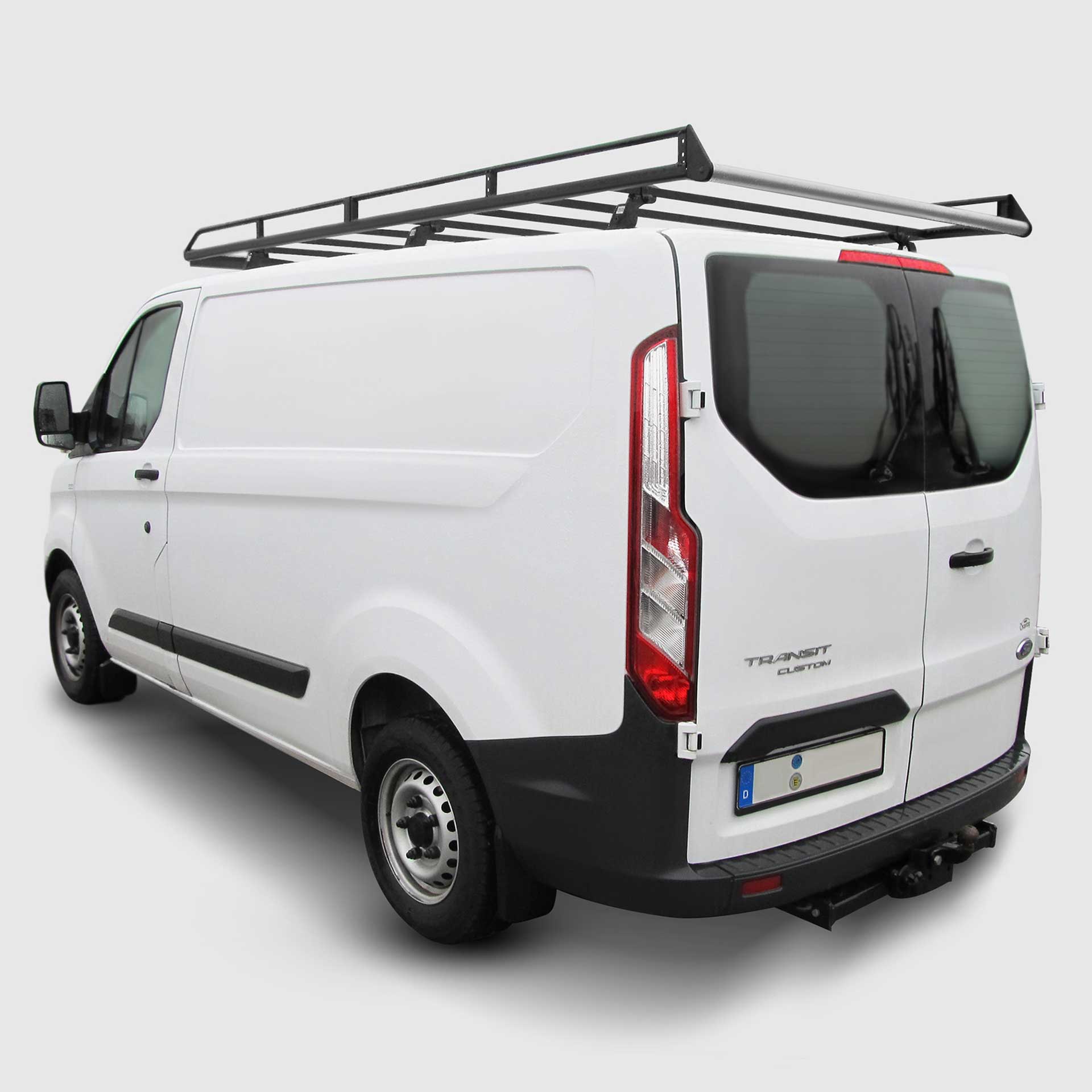 Dachgepäckträger für Transporter aus Stahl , von hinten - AlphaDynamik Dachgepäckträger für Transporter aus Stahl , von hinten - AlphaDynamik