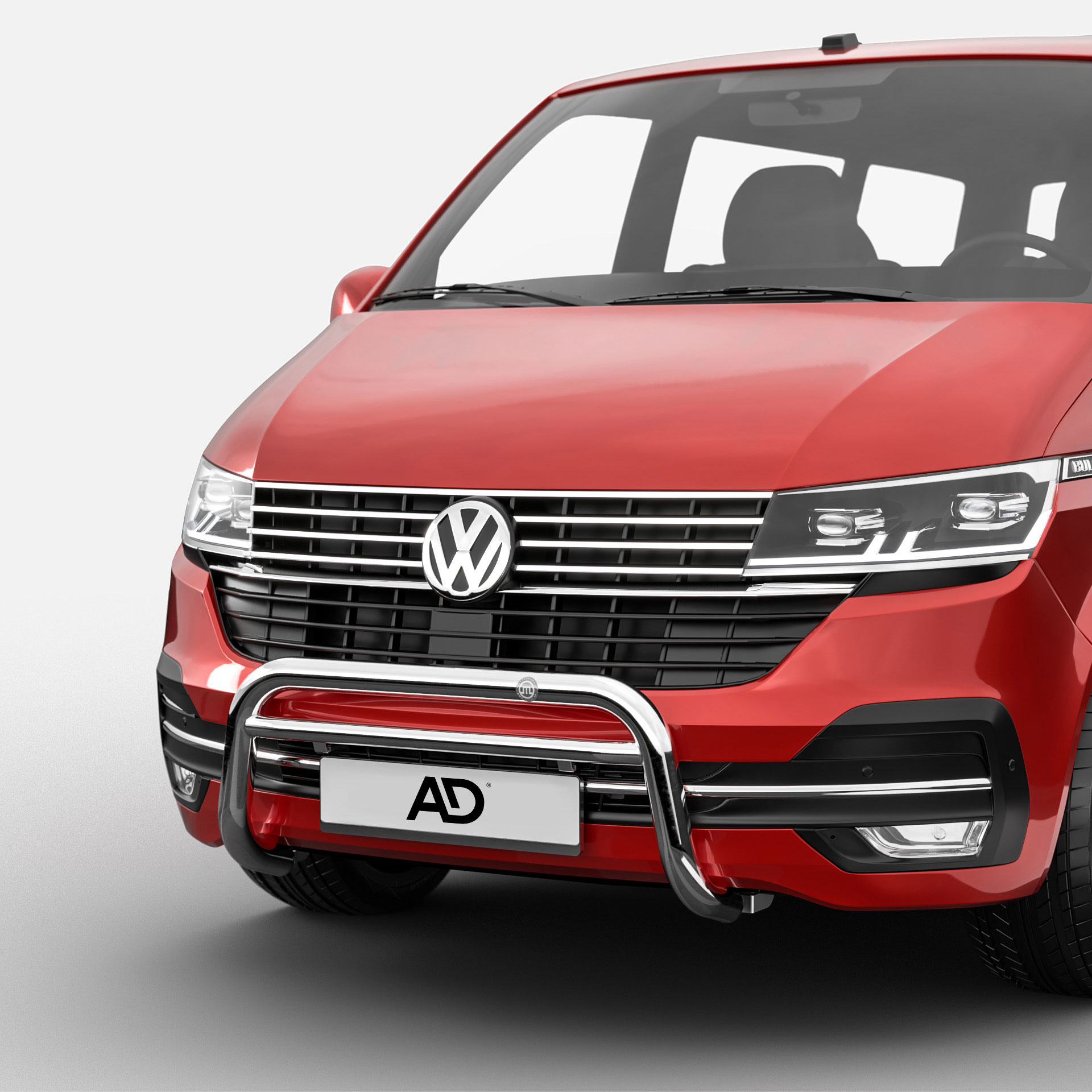 Serie Eurobar | Frontbügel aus Edelstahl, Hochglanz - T6.1 2015- (für 2019 Facelift) Serie Eurobar | Frontbügel aus Edelstahl, Hochglanz - T6.1 2015- (für 2019 Facelift)