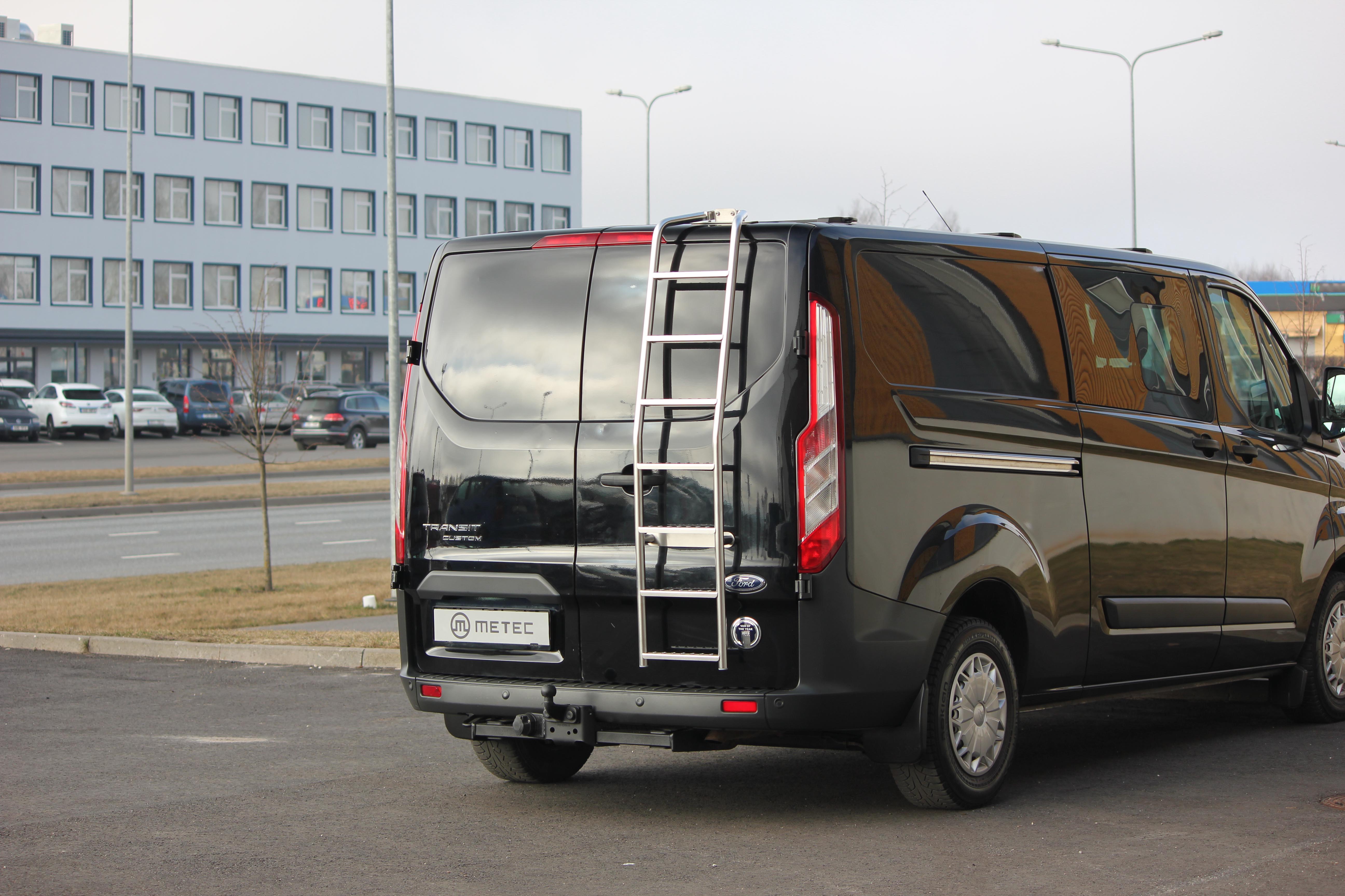 Heckleiter Ford Transit Custom, Edelstahl, CTL Serie AlphaDynamik
